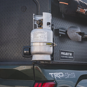 Teton LOCKER Propane Tank Bracket for 5 lb LP Bottle 8 in Diameter