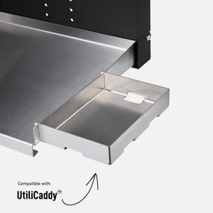 megatable closeup with ultiliy caddy