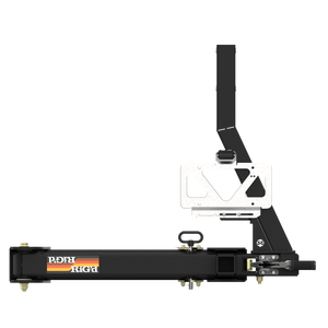 RambleSwing® Pro with Hitching Post and license plate relocation kit on a white background