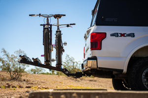 RambleSwing carrying a 4-bike rack