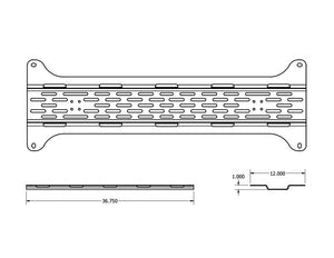 Overland Kitted Universal Mounting Plate for MAXTRAX® MKII and XTREME