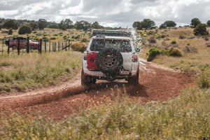 Hitch mounted tire carrier 4th/5th Gen 4Runner
