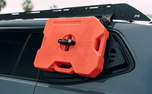 2 Gallon Gasoline GEN 2 in red mounted on a vehicle 