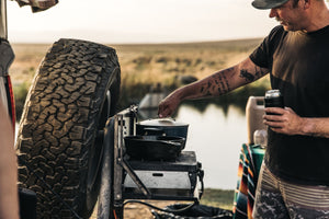 Camping Table Hitch-Mounted