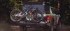 RambleRack off-road capable heavy duty bike rack carrying 2 mountain bikes.
