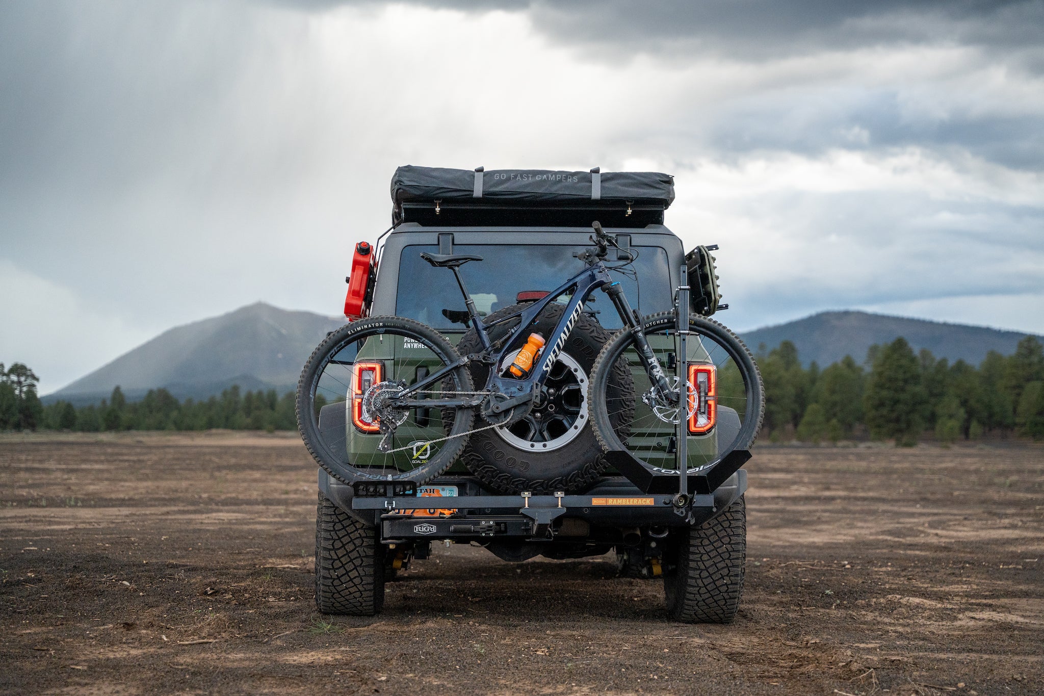 Bike Swing Hitch Cargo Carrier RambleSwing™ From RiG'd Supply The