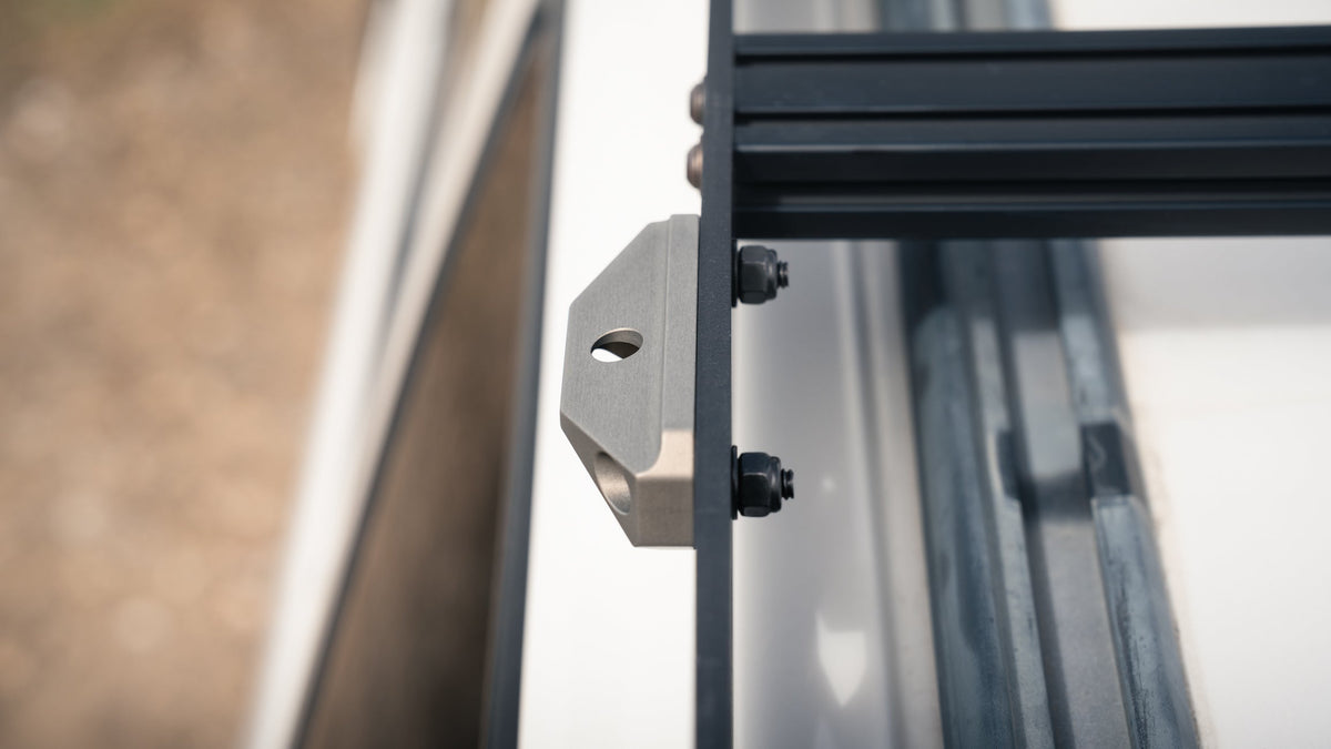 sherpa bottle opener mounted to a rack top down