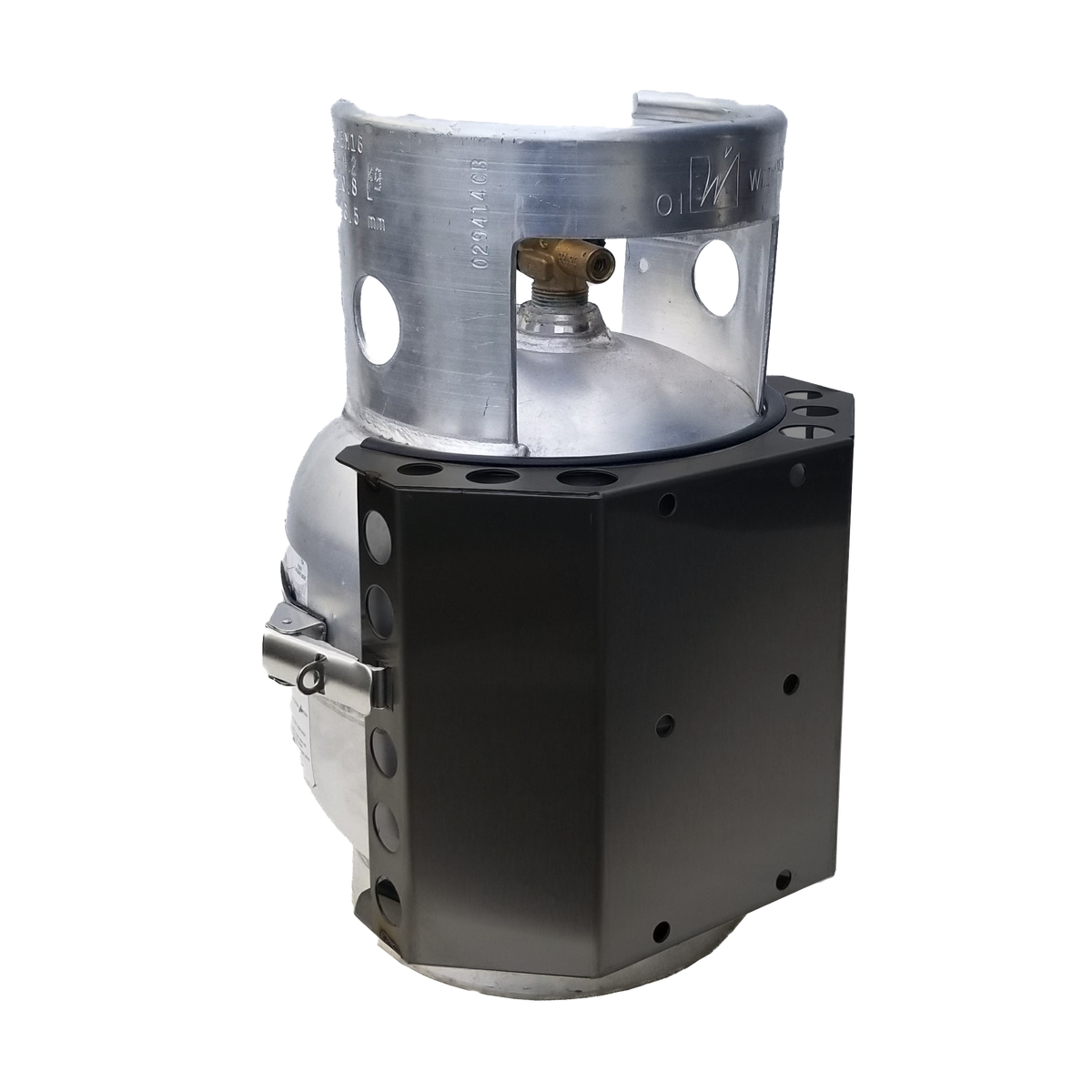 10 lb. Aluminum Propane Tank and Bracket Combo!