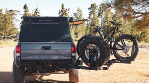 Tacoma Hitch-Mounted Tire and Bike Carrier