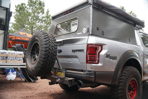 Ford Raptor Hitch-mounted Tire Carrier