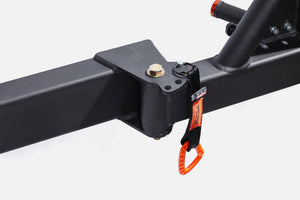 locking swing out hitch-mounted tire carrier 
