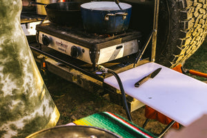 Camping Table Hitch-Mounted