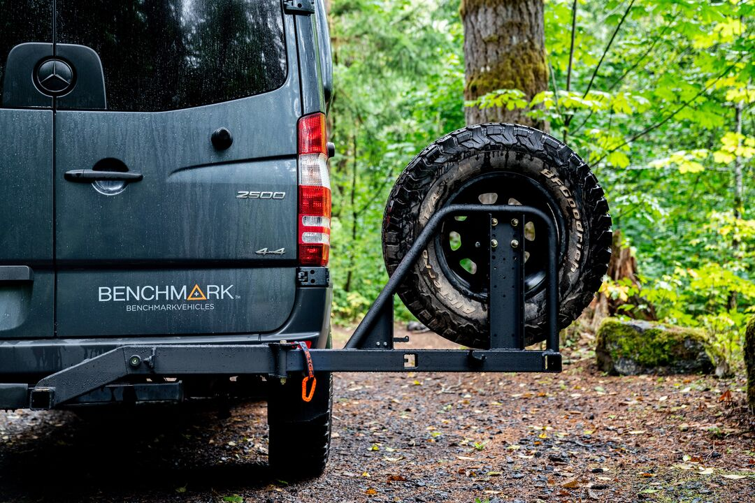 UltraSwing Hitch Carrier Mega Fit Spare Tire Hitch Mount RIGd Supply